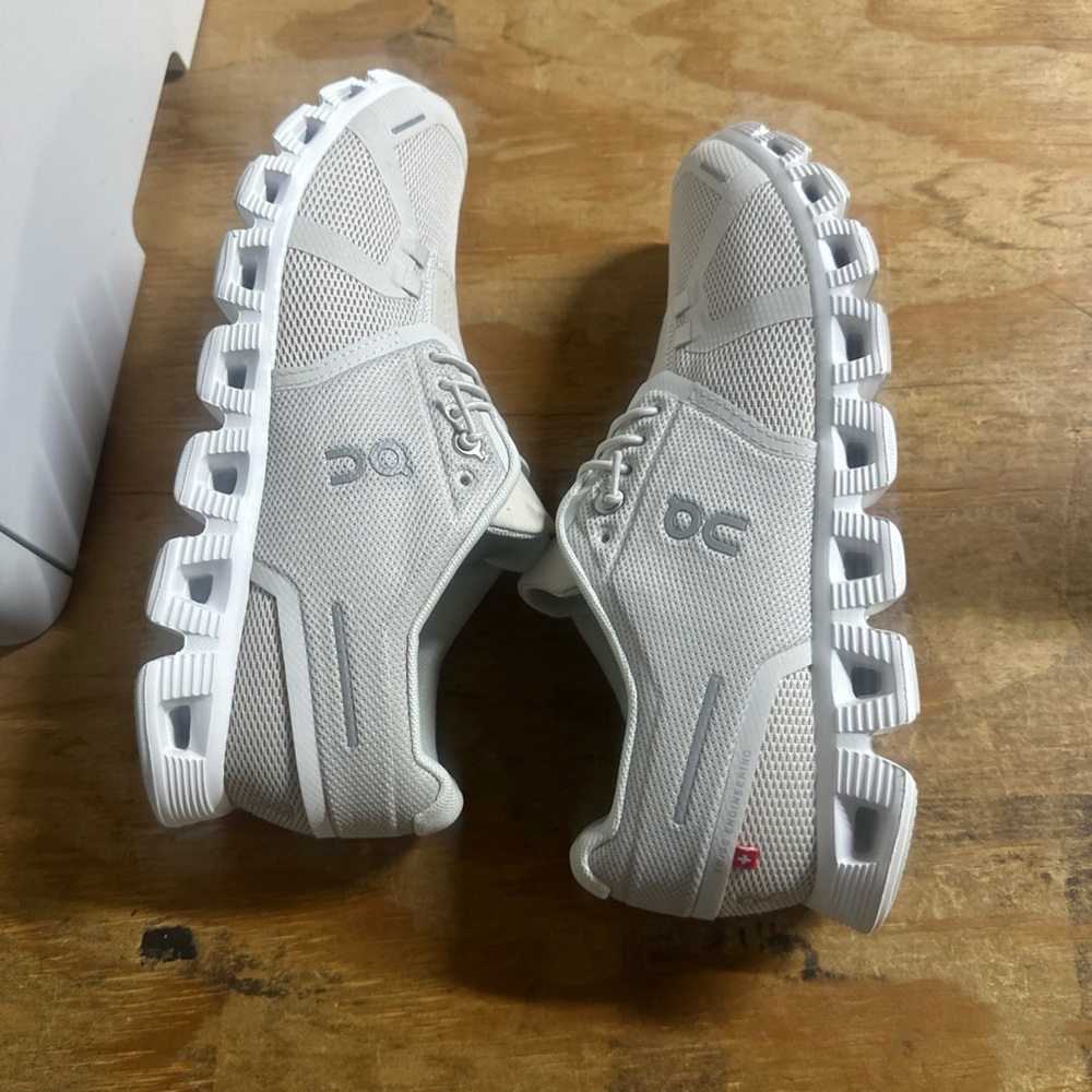 On Running Women’s Cloud Athletic Shoes — White